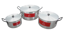 Load image into Gallery viewer, Smart Cookware: 3 Piece Culinary Pot Set
