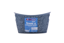 Load image into Gallery viewer, Towel &amp; Accessories Basket - Twin Pack
