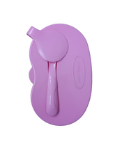 Load image into Gallery viewer, 2 Compartment Baby Feeding Bowl with Lid and Spoon