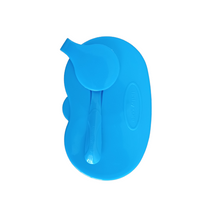 Load image into Gallery viewer, 2 Compartment Baby Feeding Bowl with Lid and Spoon