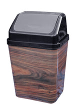 Load image into Gallery viewer, Wooden Elegance: Premium Wood Grain Finish Plastic Bin
