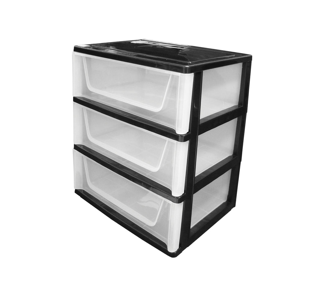 Deluxe 3-Drawer Room Organiser Unit